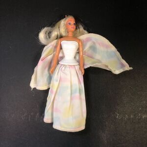 vintage mcdonalds 1997 mini barbie #3 angel princess loose 4 inch fairy doll